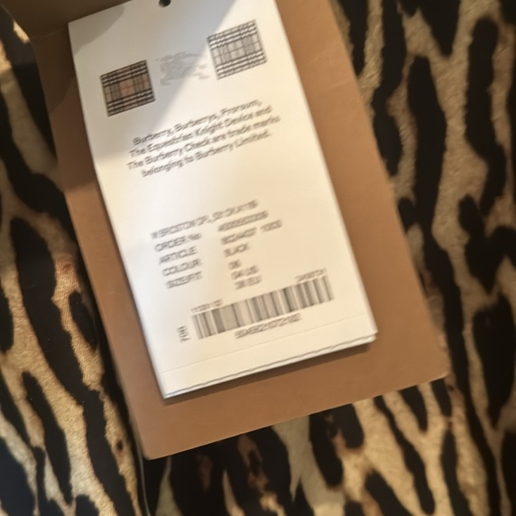 BURBERRY BRIDSTOW BLACK GABARDINE COTTON TRENCH COAT LEOPARD PRINTED LINING US 4 - Picture 15 of 15